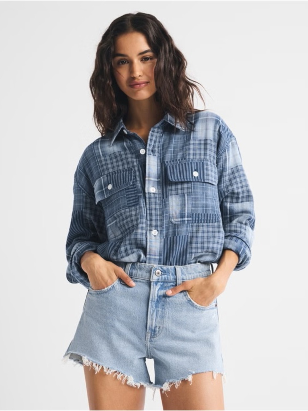 High Rise 90s Cutoff Short